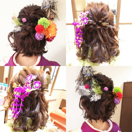 卒業式 ヘアセット 袴着付け ご予約受付中☆